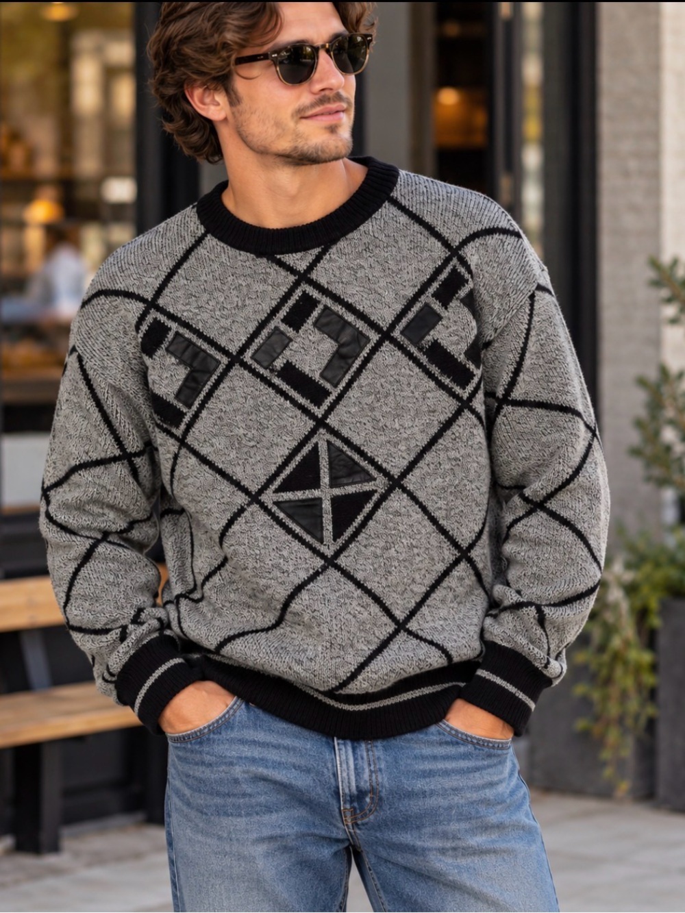 Expressions Limited Editions Vintage 90’s   Crewneck Knit Sweater. Size M